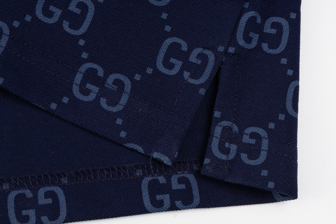 Polo Gucci in Cotone Nero