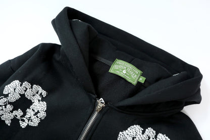 Denim Tears Head Zip-Up Hoodie