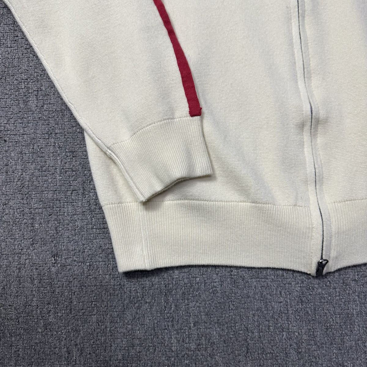 Corteiz Cream Knit Zip Up Fleece