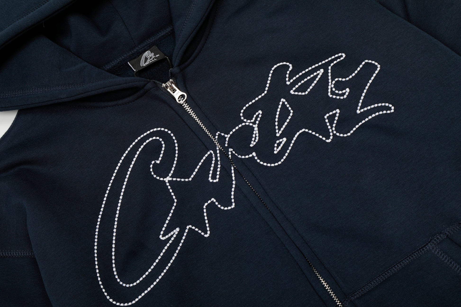 Corteiz Thick Stitch AlLStarz Zip Hoodie