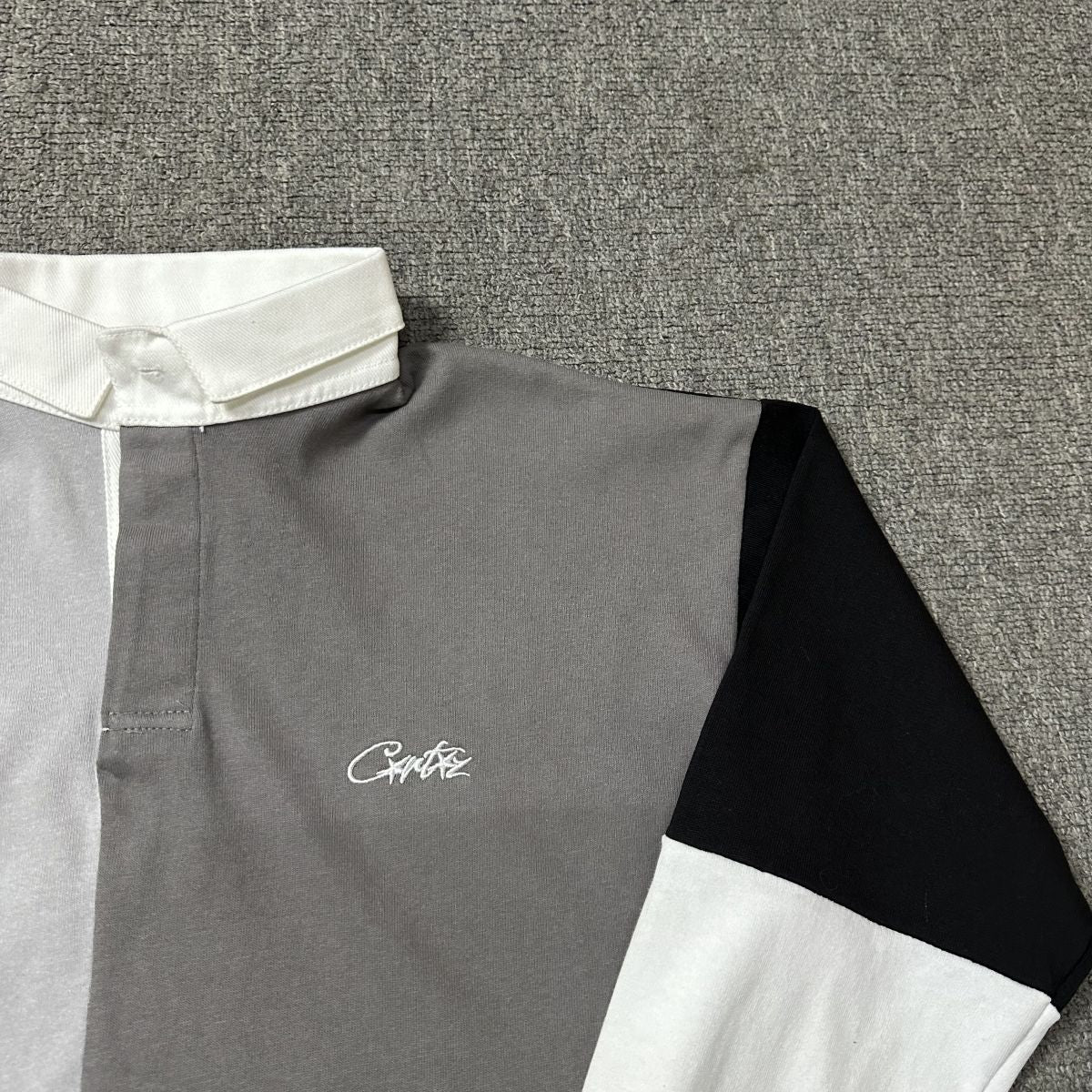 Corteiz Greyscale Rugby Sweatshirt