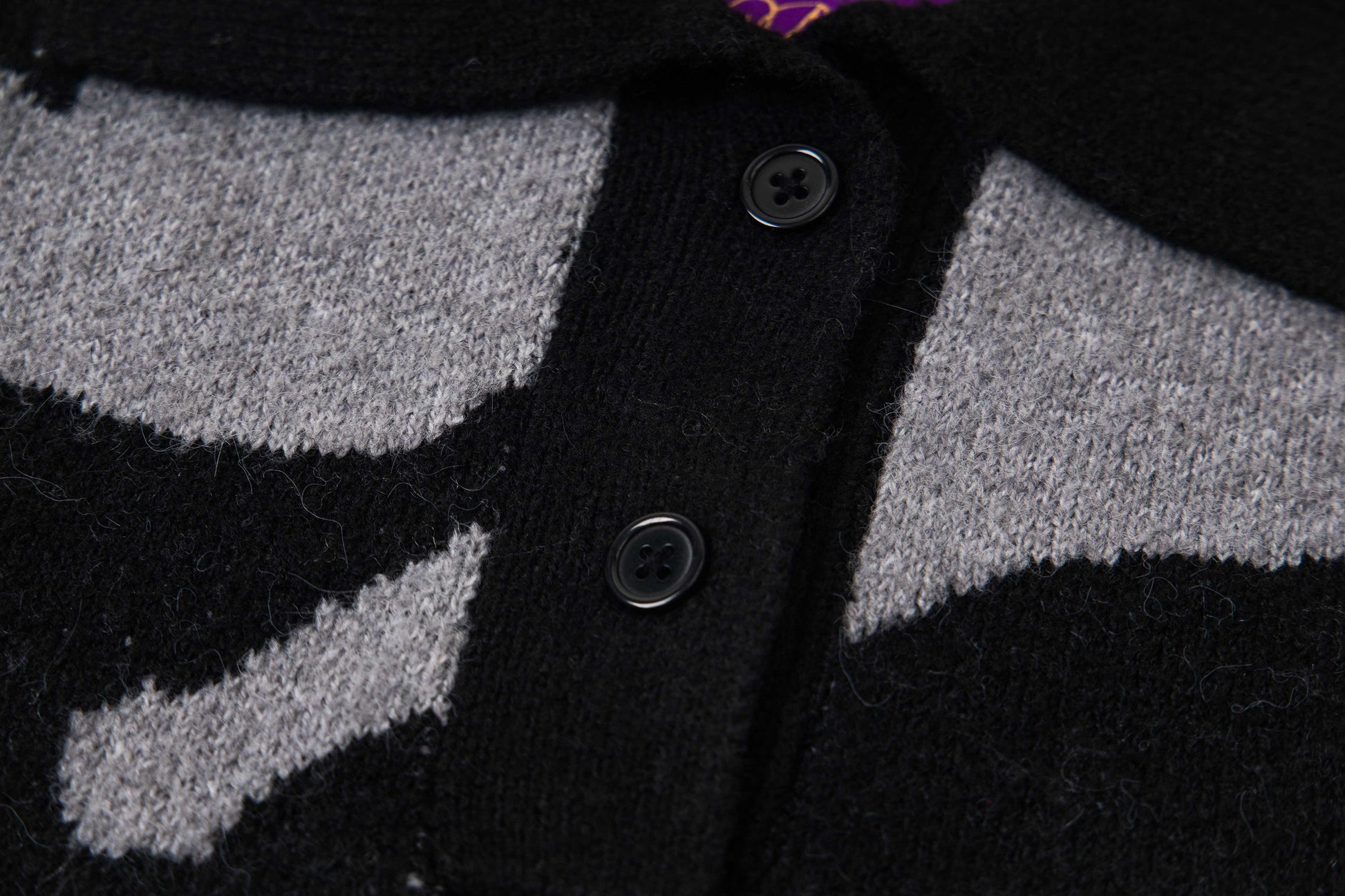 Corteiz Mohair Fuzzy Collar Sweater