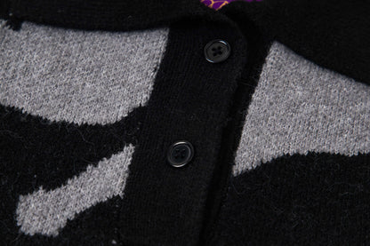 Corteiz Mohair Fuzzy Collar Sweater