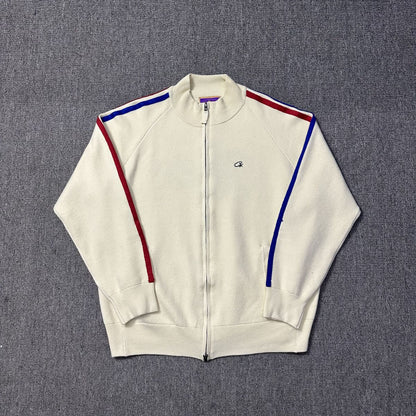 Corteiz Cream Knit Zip Up Fleece