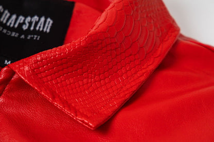Trapstar x Avirex Leather Jacket