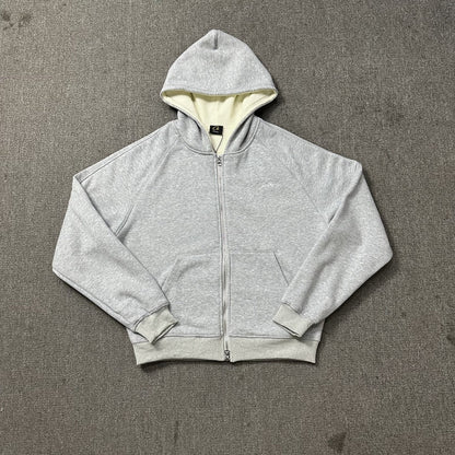 Corteiz HMP Thermal Zip Up Gray Hoodie