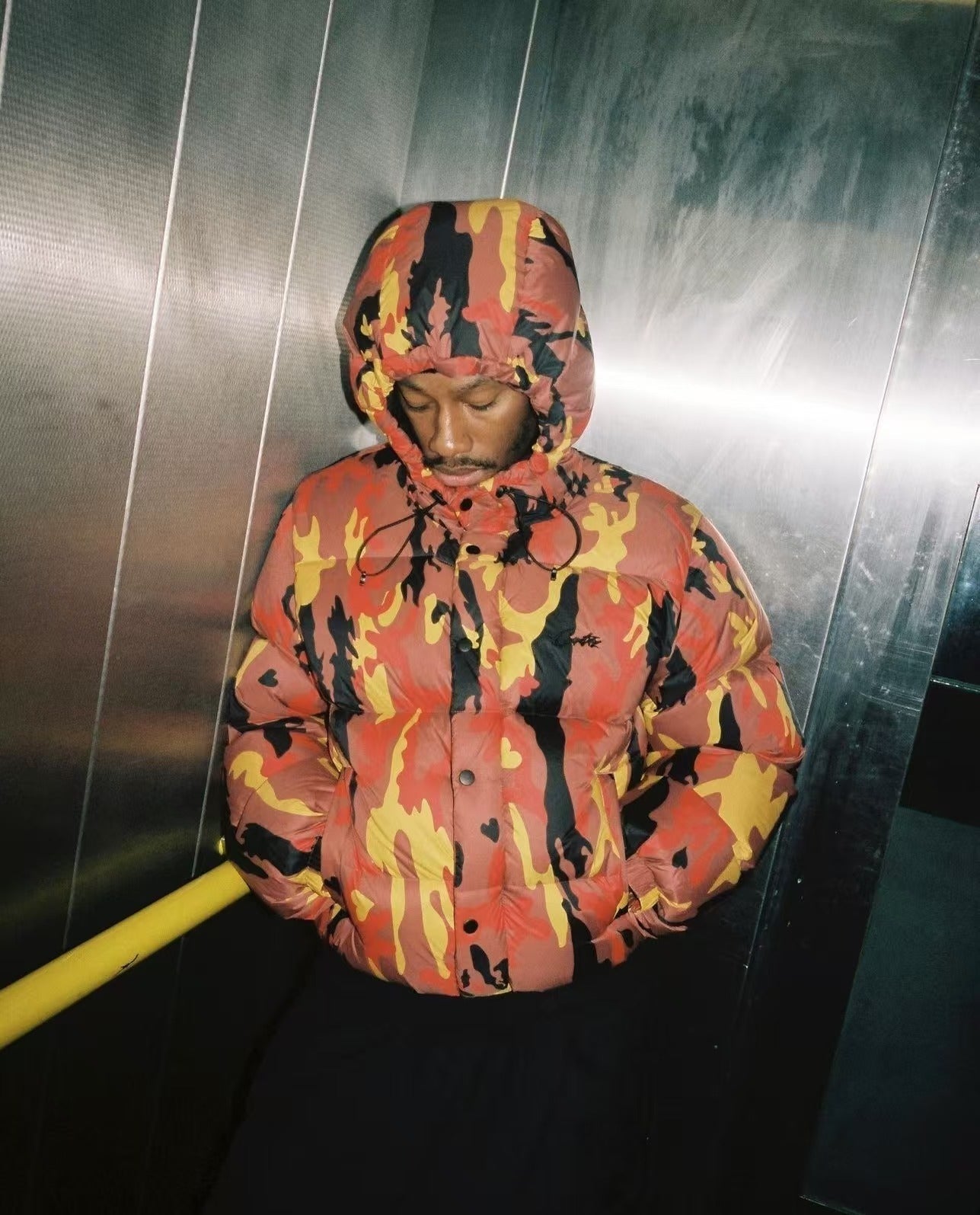 Corteiz Bolo V2 Jacket Blood Orange