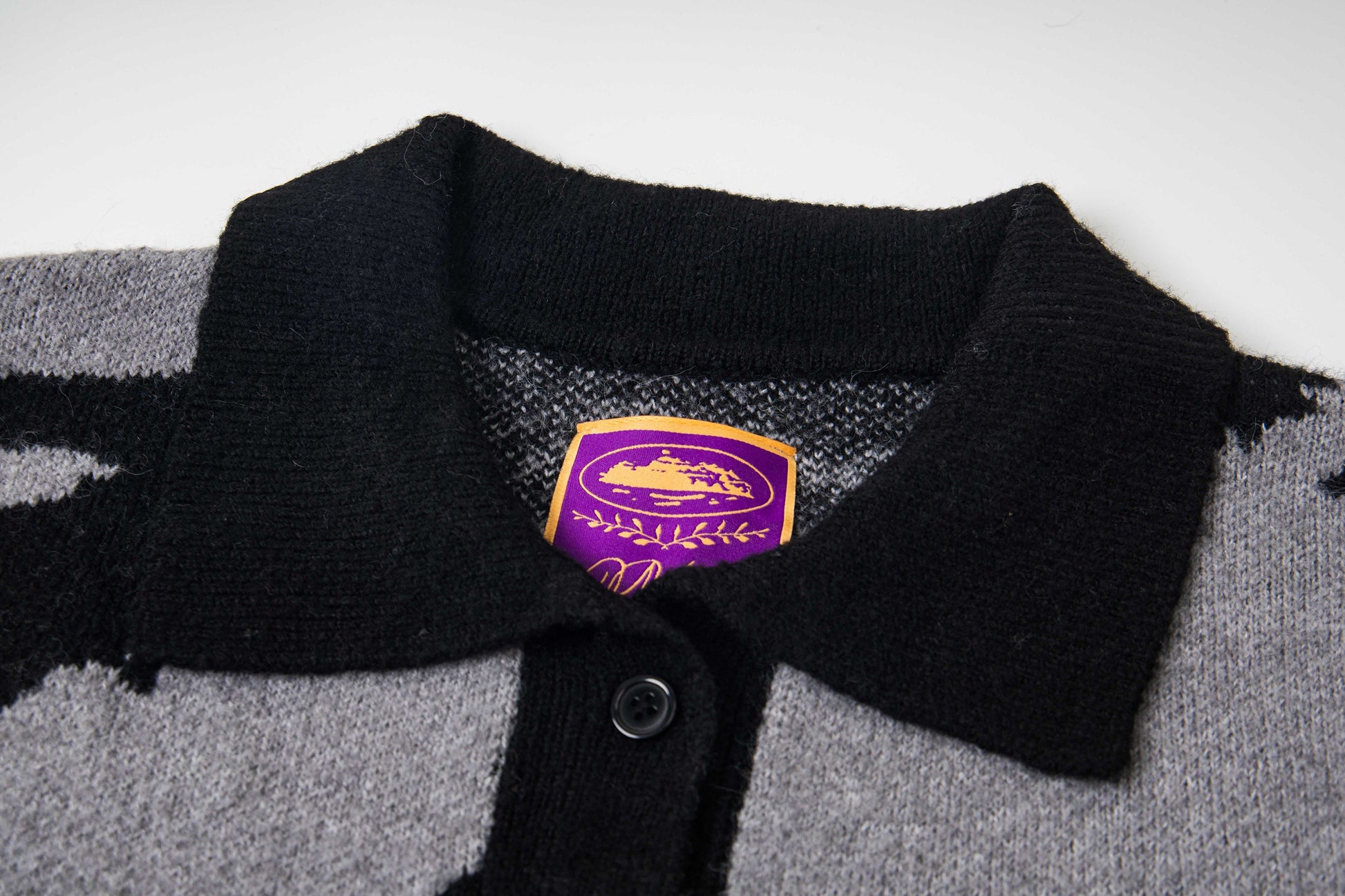 Corteiz Mohair Fuzzy Collar Sweater