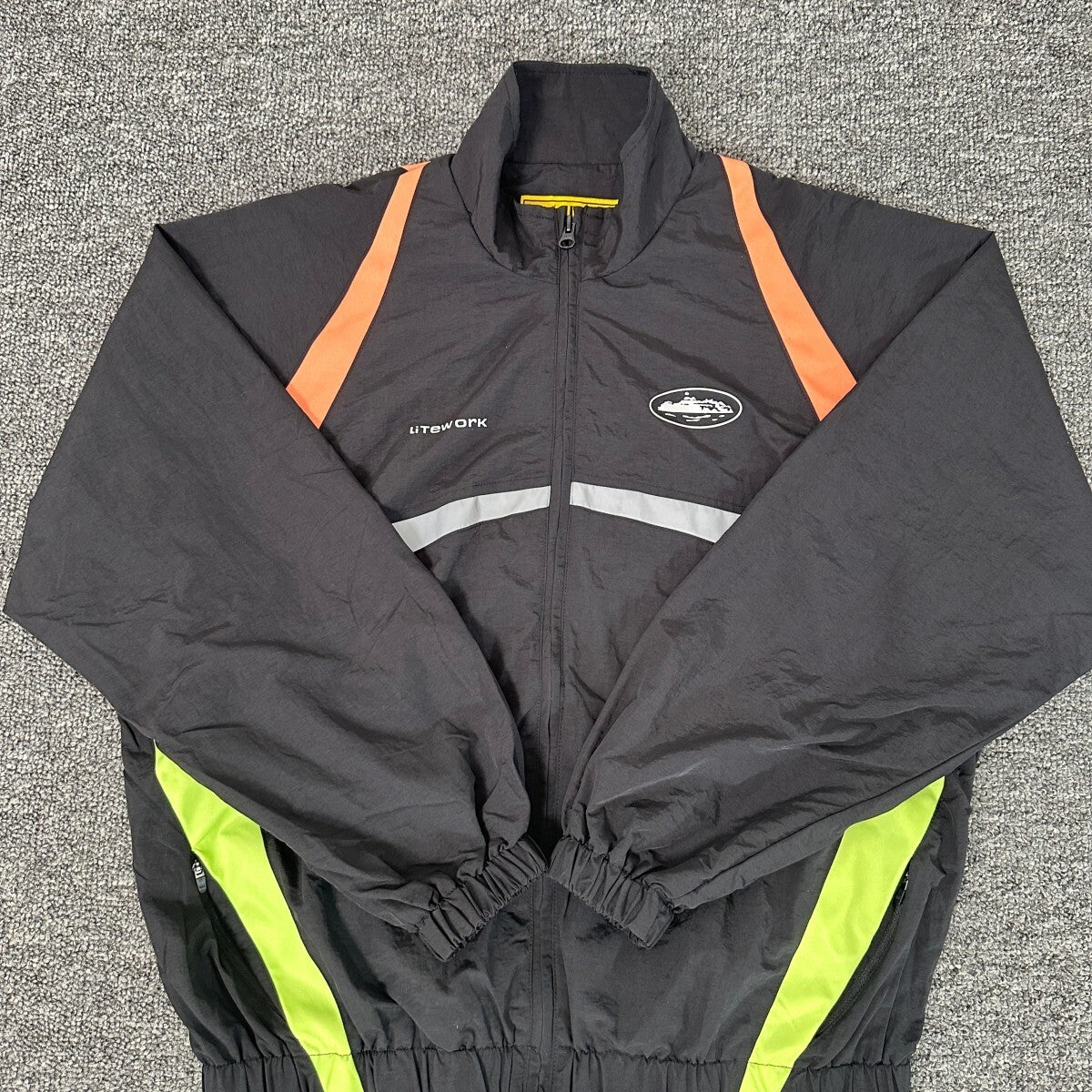 Corteiz Gradient Litework Jacket Cream