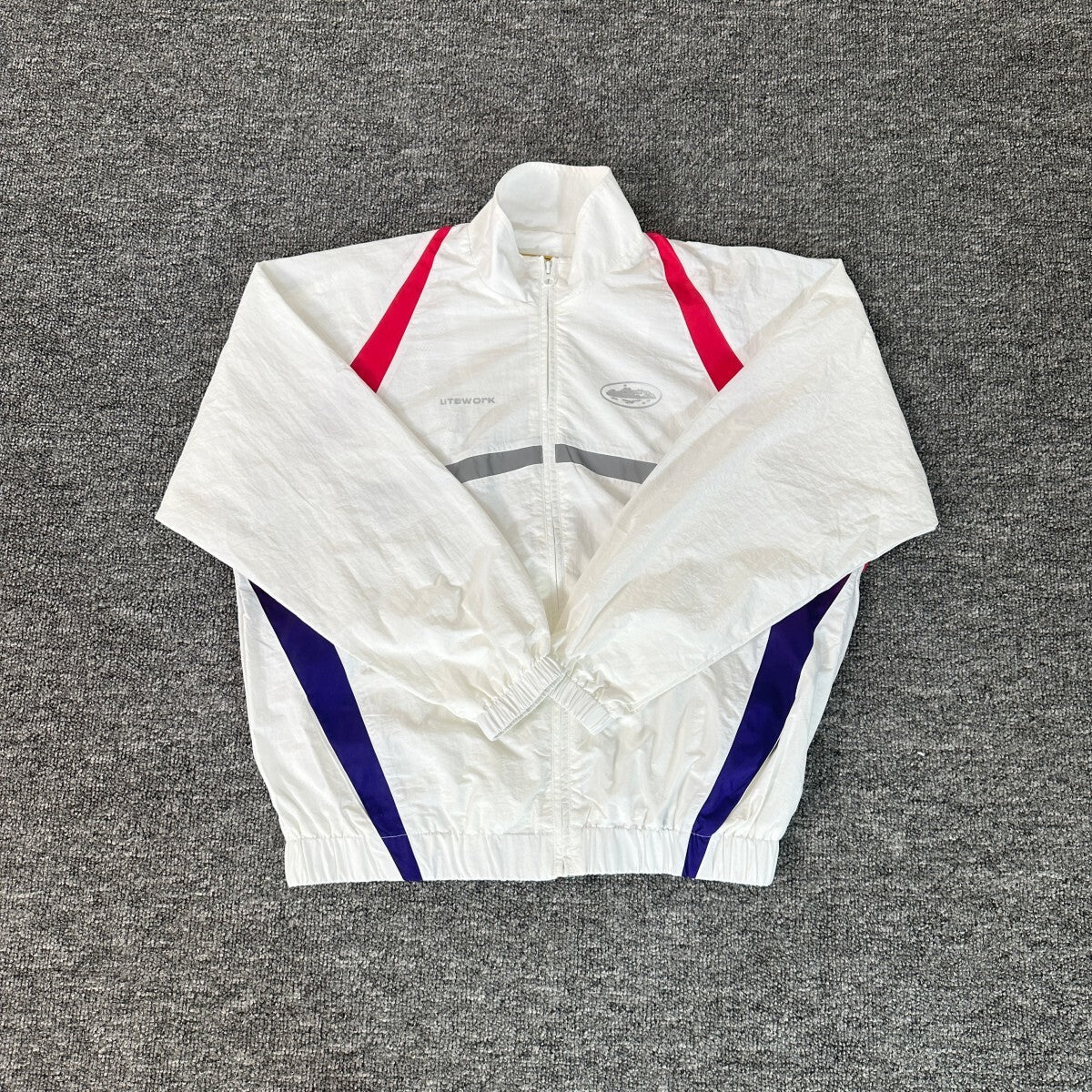 Corteiz Gradient Litework Jacket Cream