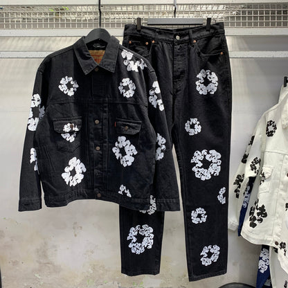 Denim Tears Conjunto de Jeans