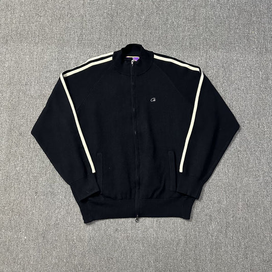 Corteiz Cream Knit Zip Up Fleece