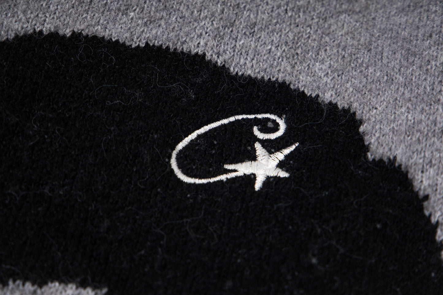 Corteiz Mohair Fuzzy Collar Sweater