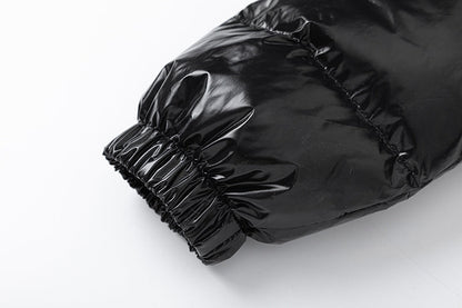 Trapstar Decoded Puffer Jacket Shiny Black