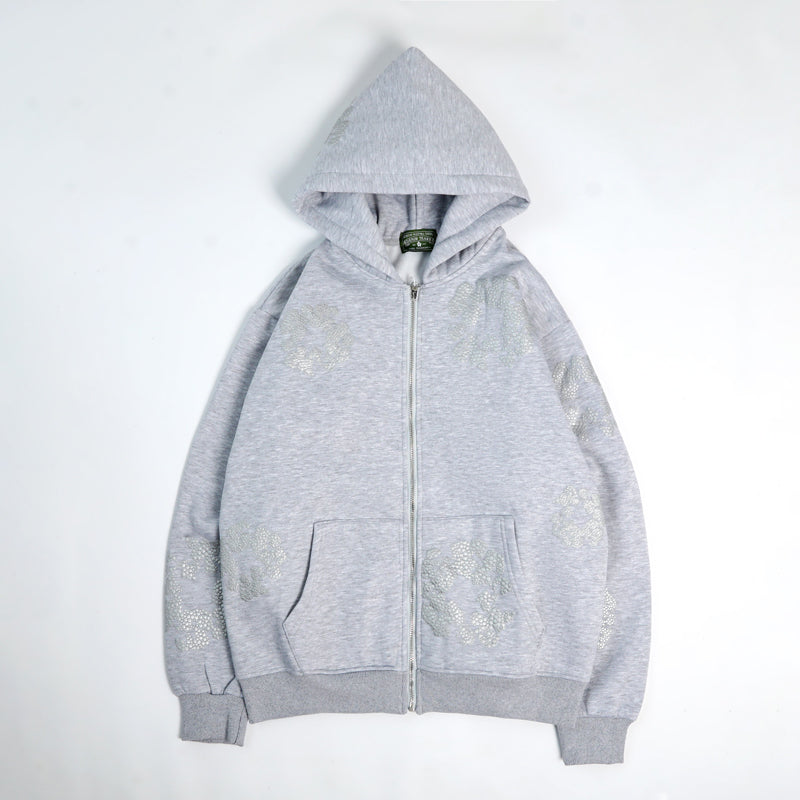 Denim Tears Head Zip-Up Hoodie