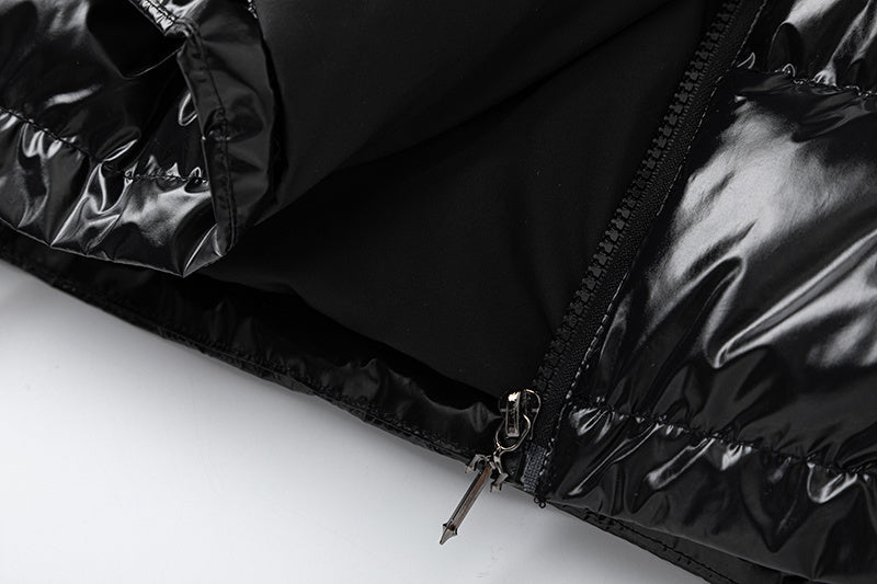 Trapstar Decoded Puffer Jacket Shiny Black
