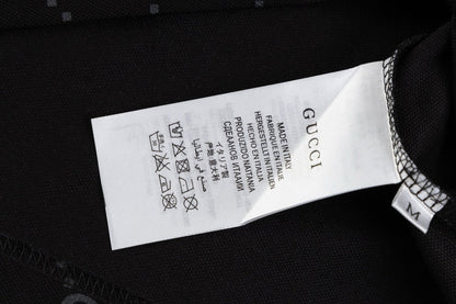 Polo Gucci in Cotone Nero