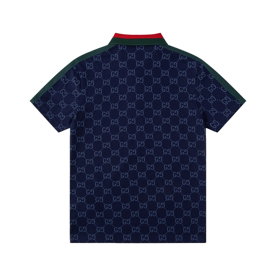 Polo Gucci in Cotone Nero