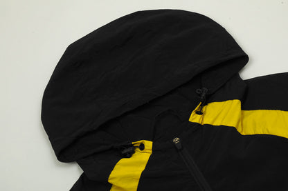 Corteiz Spring Jacket black-yellow