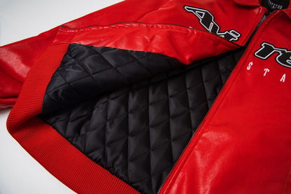 Trapstar x Avirex Leather Jacket