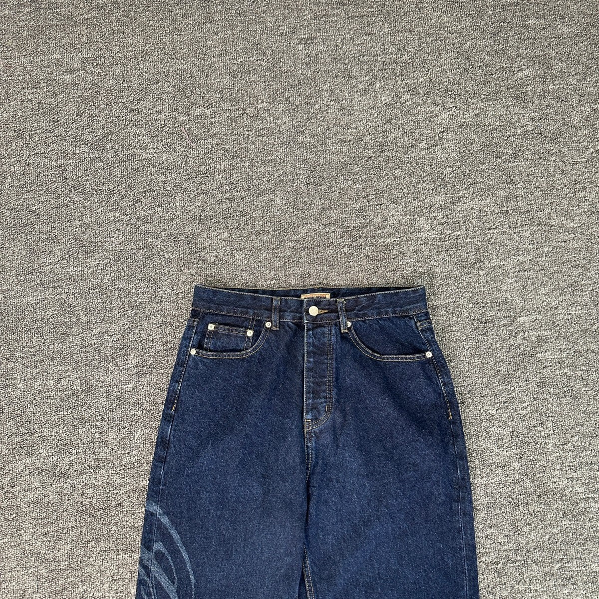 Corteiz Calça Jeans Blue Dark