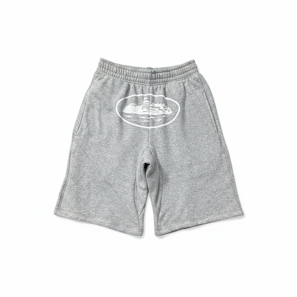 Corteiz Alcatraz Shorts Grey