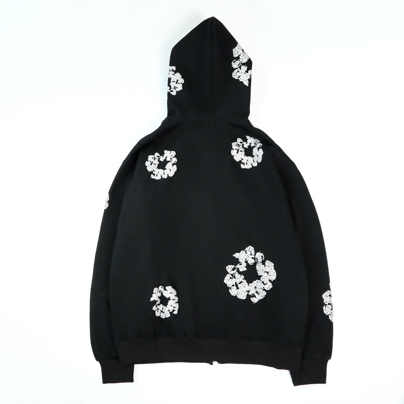 Denim Tears Head Zip-Up Hoodie