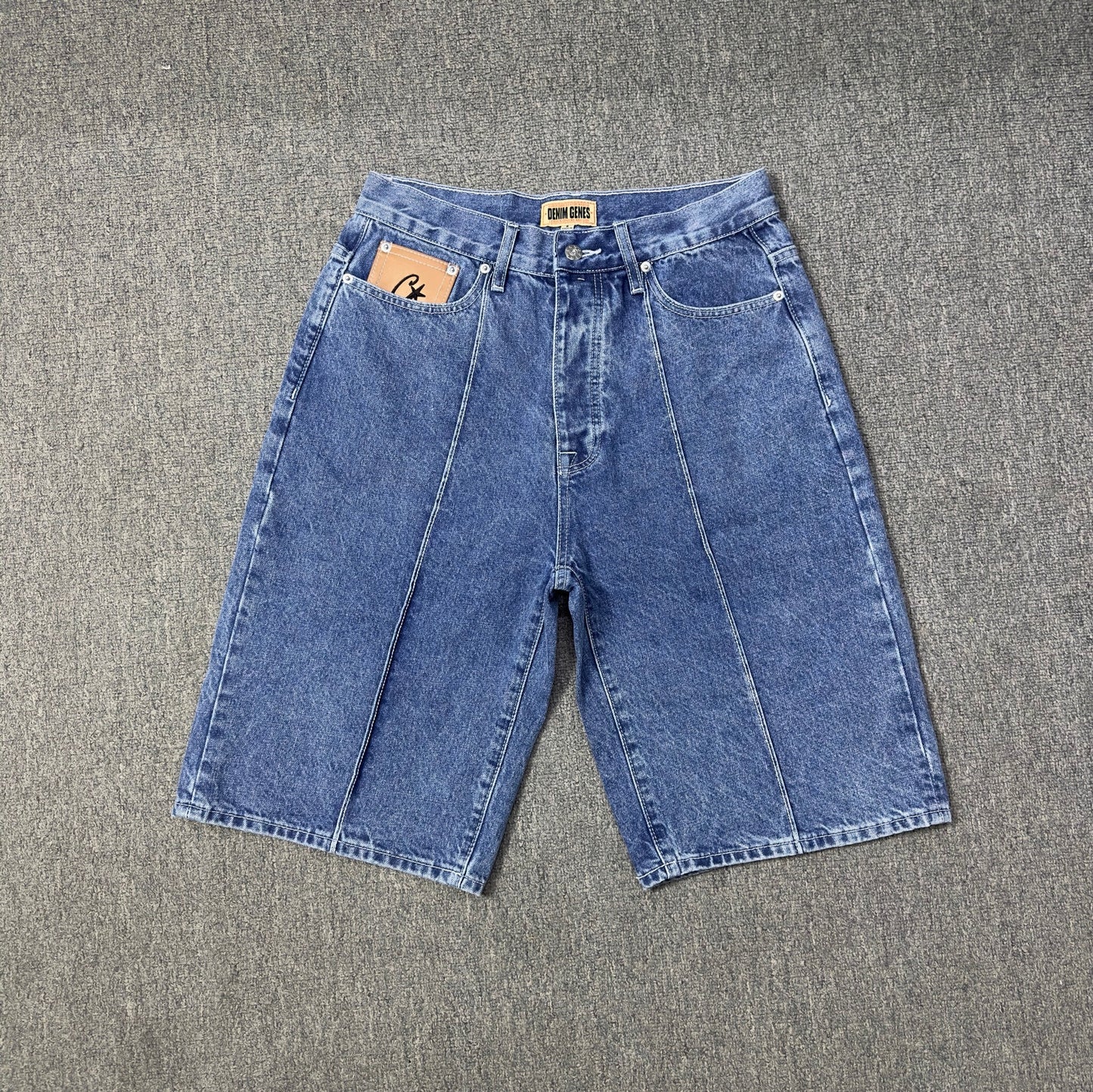 Short Corteiz in Denim Jeans
