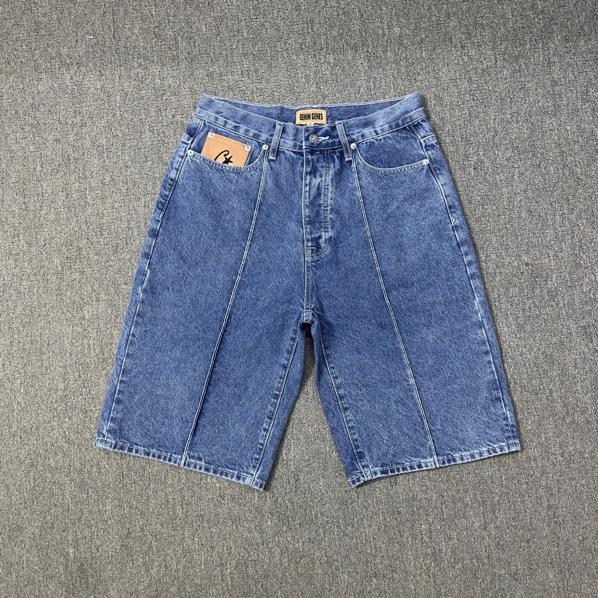 Short Corteiz in Denim Jeans