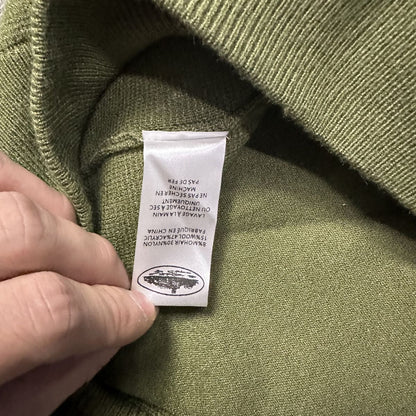 Corteiz Cream Knit Zip Up Fleece