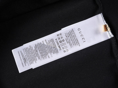 Polo Gucci in Cotone Nero