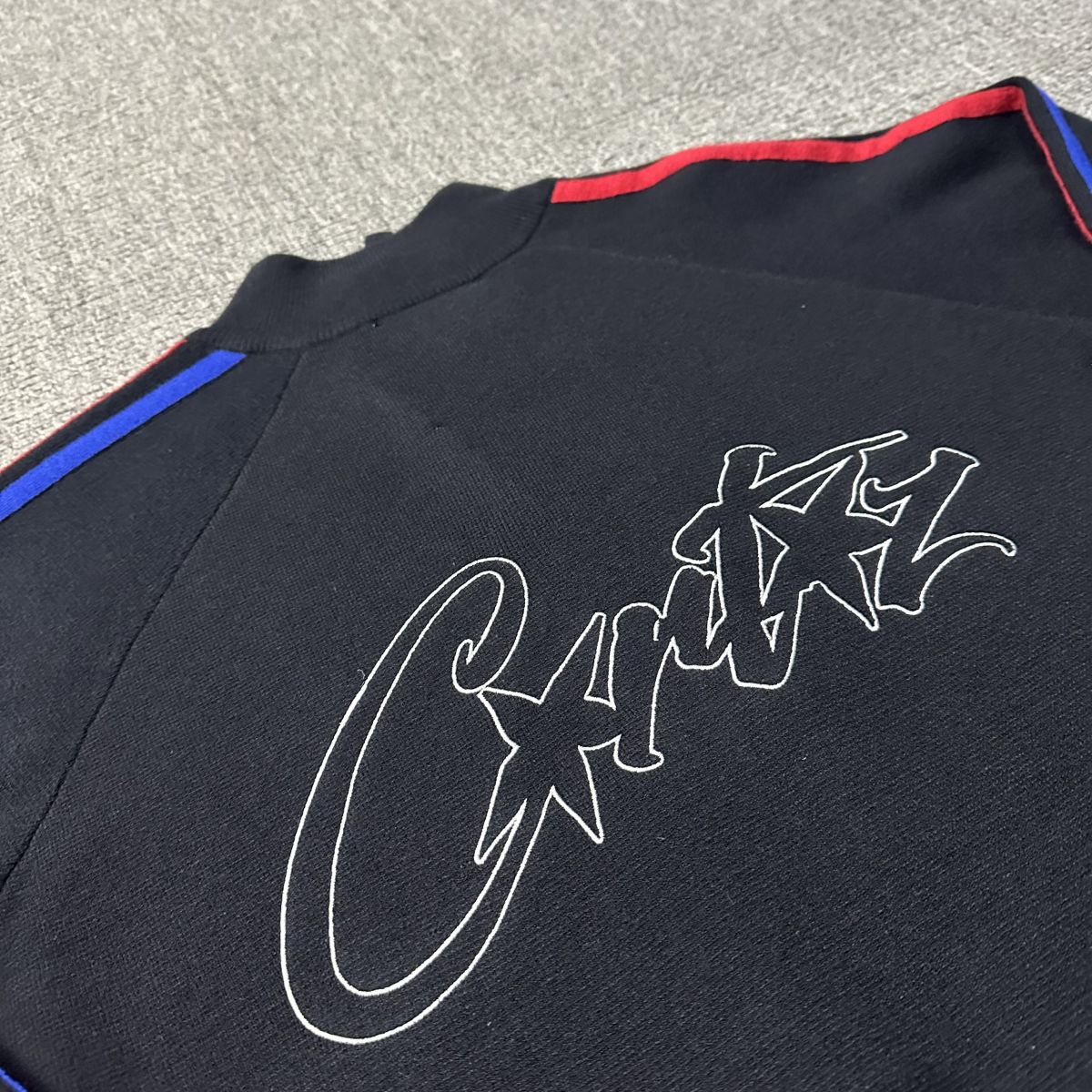 Corteiz Cream Knit Zip Up Fleece