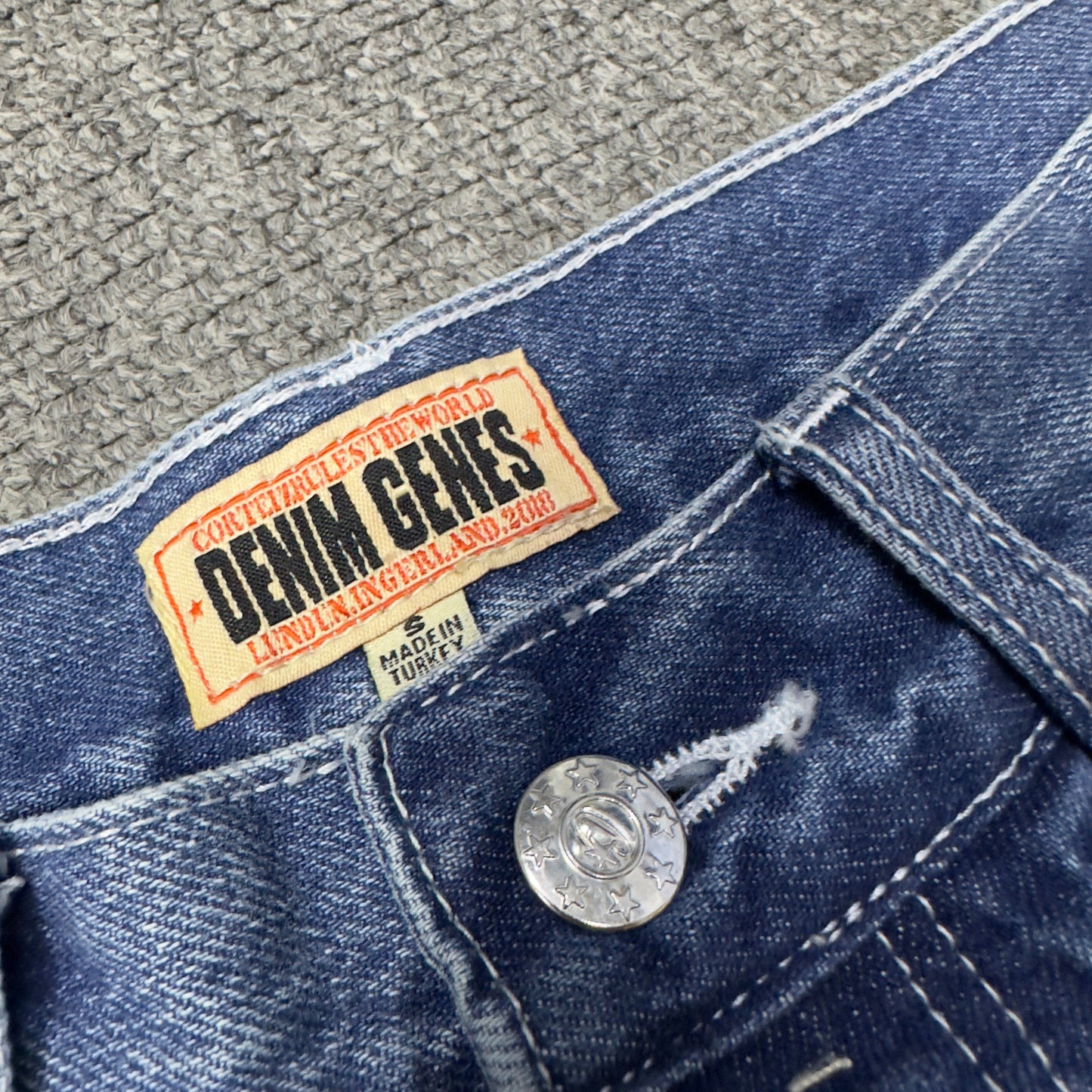 Short Corteiz in Denim Jeans