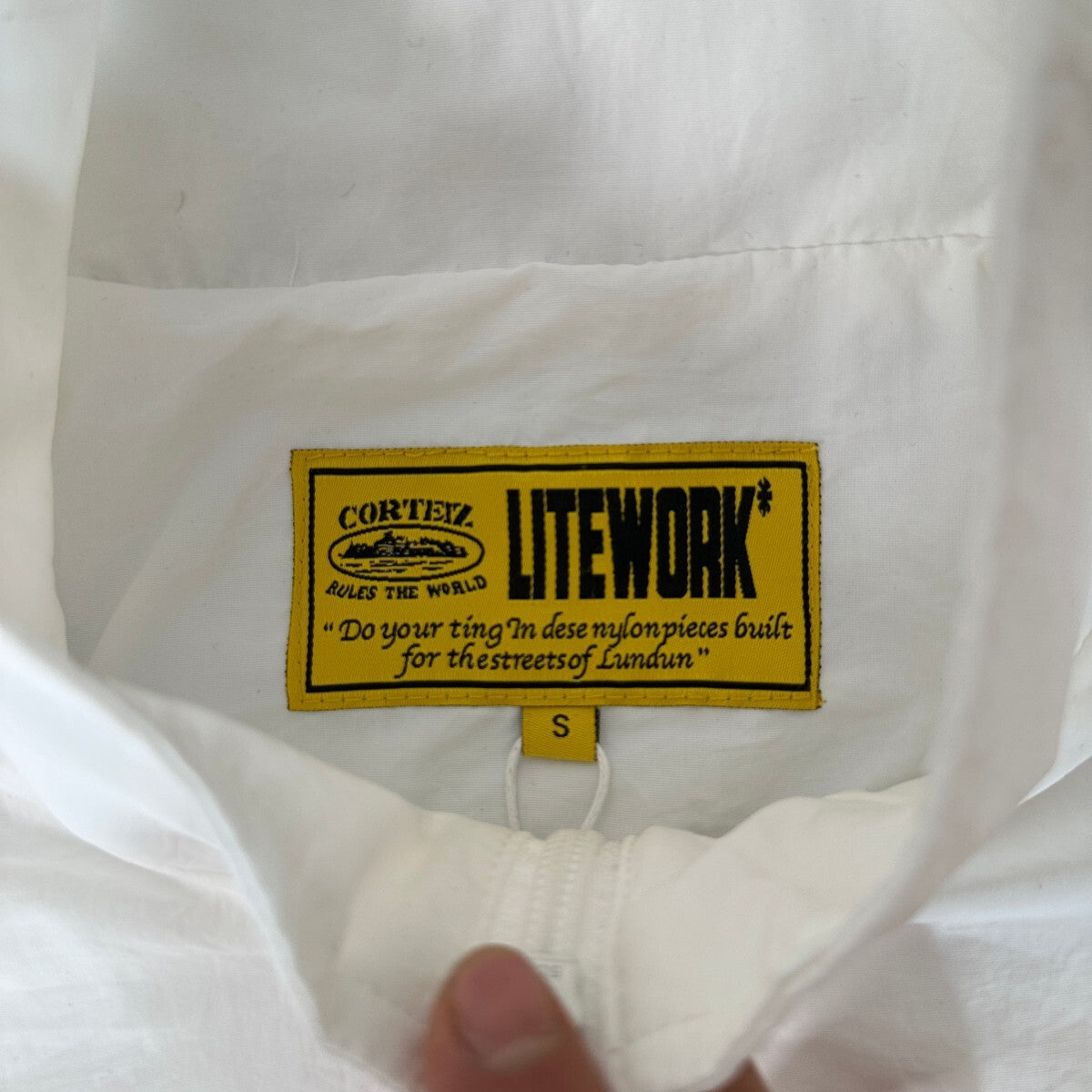 Corteiz Gradient Litework Jacket Cream