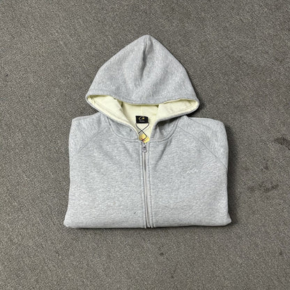 Corteiz HMP Thermal Zip Up Gray Hoodie