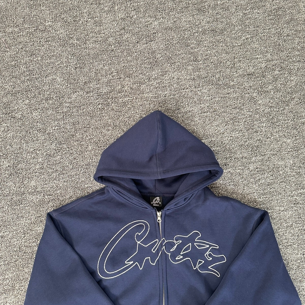 Corteiz Thick Stitch AlLStarz Zip Hoodie