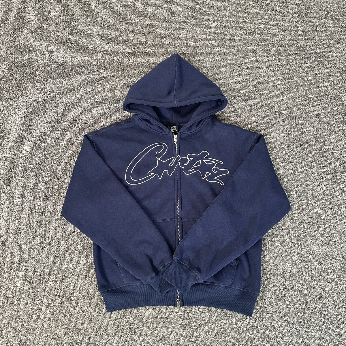 Corteiz Thick Stitch AlLStarz Zip Hoodie