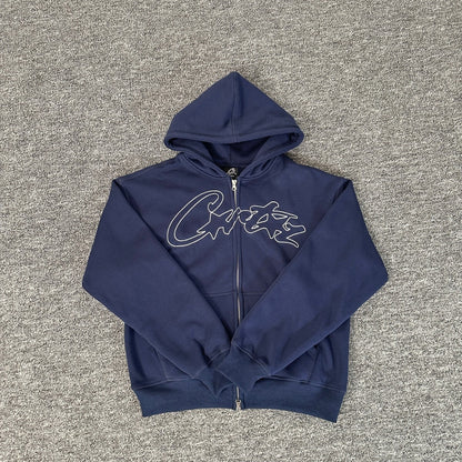 Corteiz Thick Stitch AlLStarz Zip Hoodie