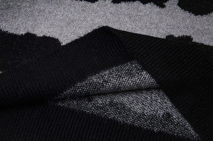 Corteiz Mohair Fuzzy Collar Sweater