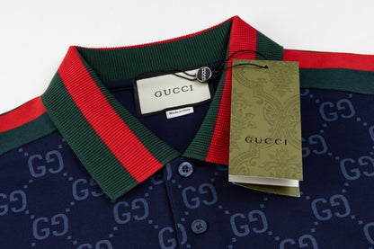 Polo Gucci in Cotone Nero
