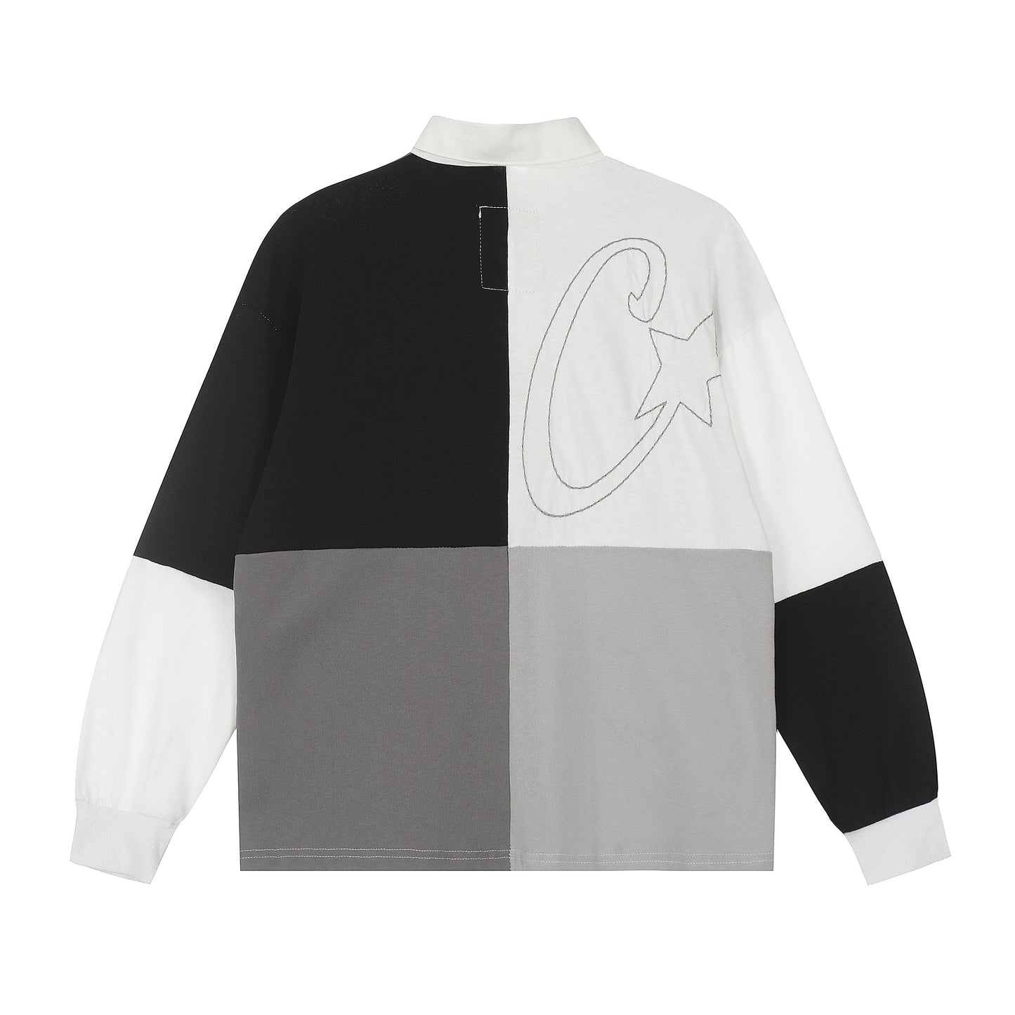 Corteiz Greyscale Rugby Sweatshirt