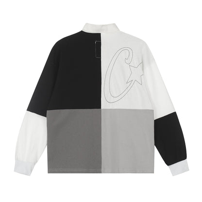 Corteiz Greyscale Rugby Sweatshirt