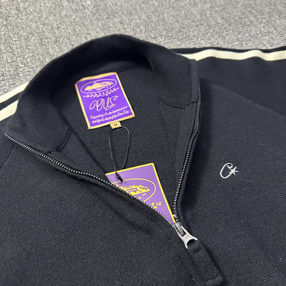 Corteiz Cream Knit Zip Up Fleece