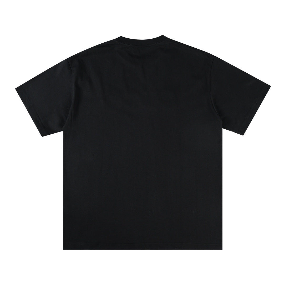 Gucci Cotton jersey T-shirt with embroidery in black