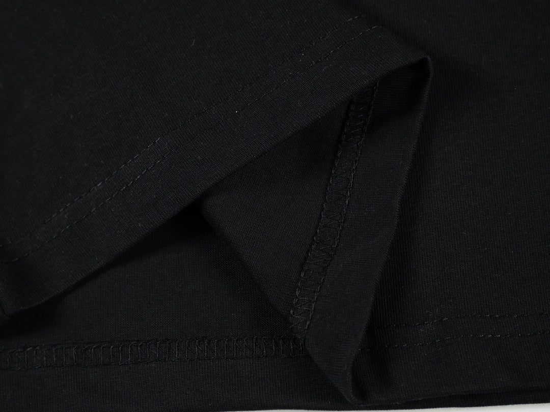 Gucci Cotton jersey T-shirt with embroidery in black