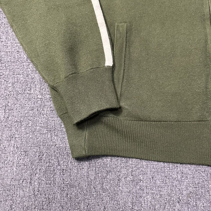 Corteiz Cream Knit Zip Up Fleece
