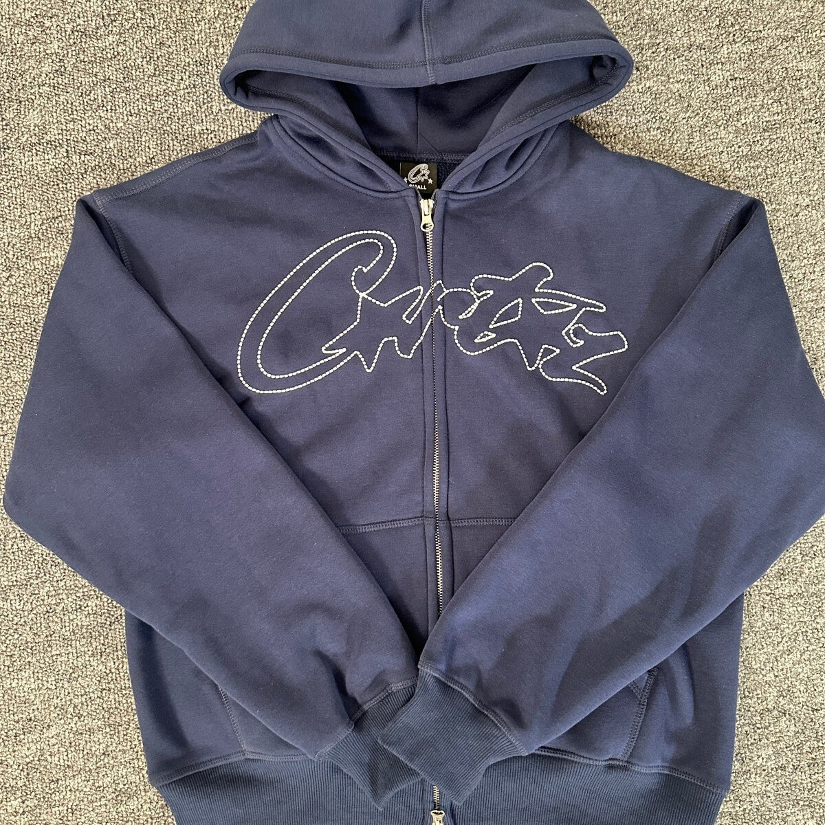 Corteiz Thick Stitch AlLStarz Zip Hoodie