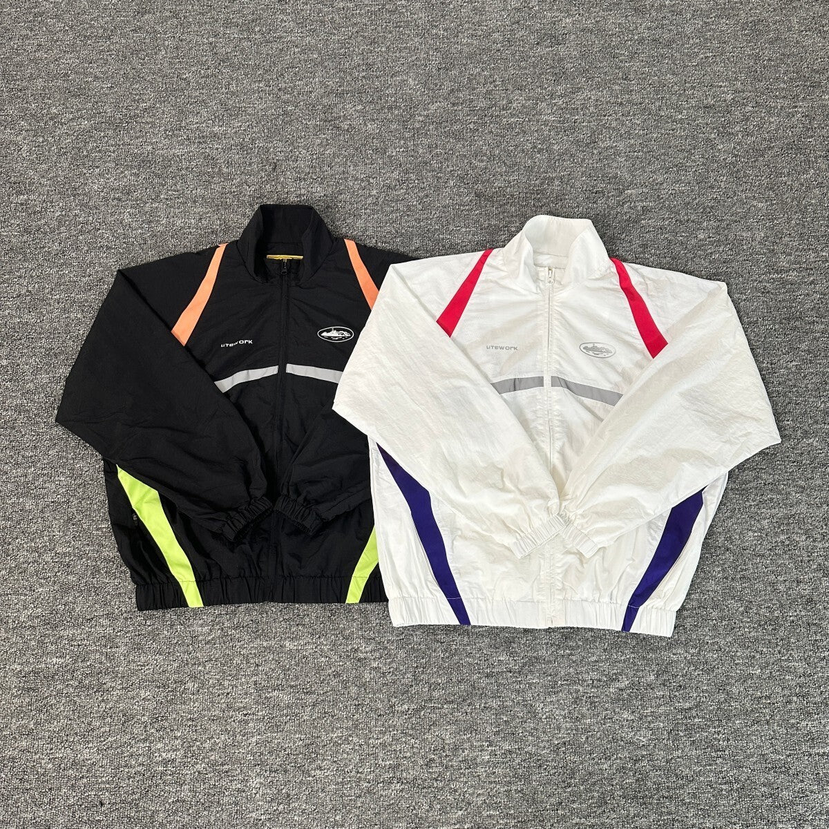 Corteiz Gradient Litework Jacket Cream