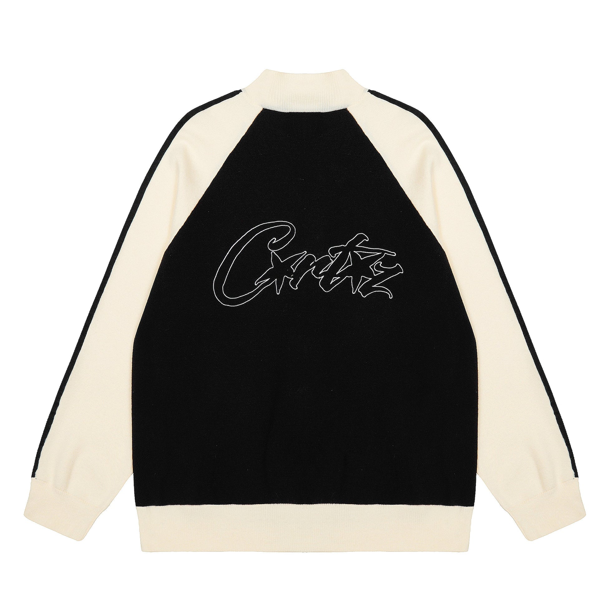 Corteiz Cream Knit Zip Up Fleece