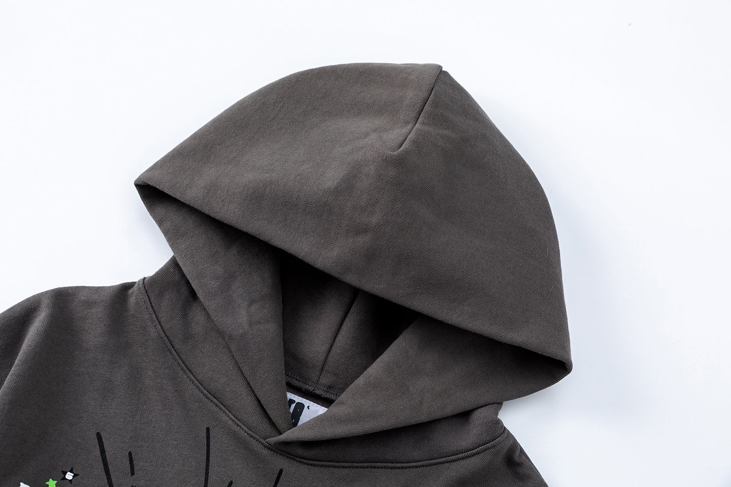 Sudadera con capucha y estampado de ángel Sp5der